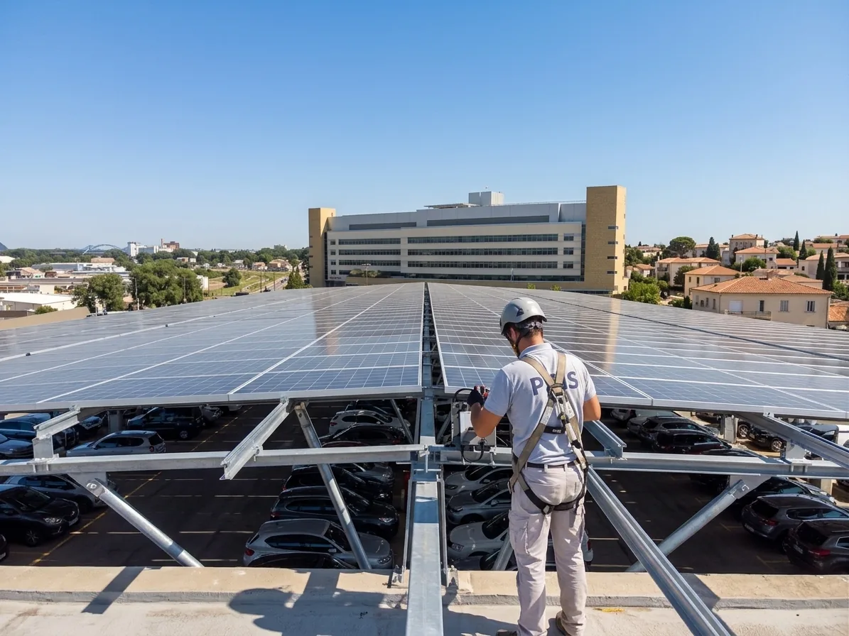 Ombrière photovoltaïque